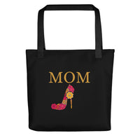 MOM HIGH HEEL TOTE - BLACK