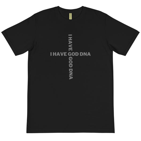 GOD DNA - BLACK & WHITE TEE W/GRAY