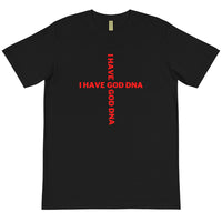 GOD DNA - BLACK TEE W/RED