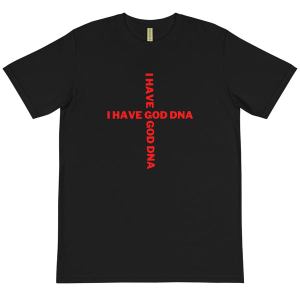 GOD DNA - BLACK TEE W/RED