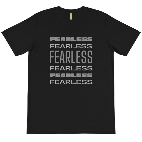 FEARLESS - BLACK TEE W/GRAY