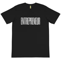 ENTREPRENEUR - BLACK TEE W/WHITE