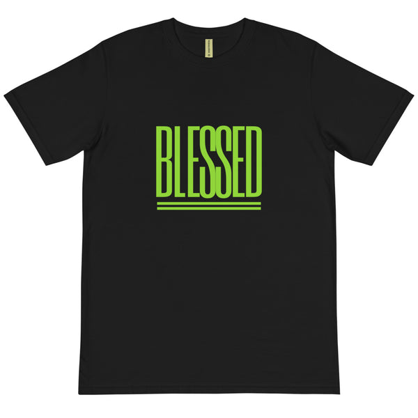 BLESSED - BLACK & GREEN TEE