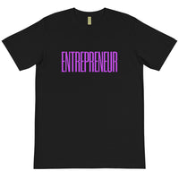 ENTREPRENEUR -BLACK TEE W/PURPLE