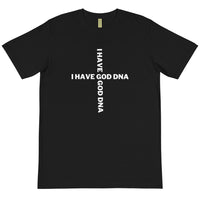 GOD DNA - BLACK TEE W/WHITE