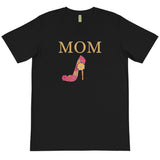 MOM TEE W/ HIGH HEEL -BLACK & WHITE