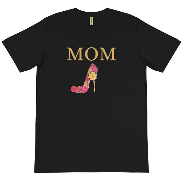 MOM TEE W/ HIGH HEEL -BLACK & WHITE