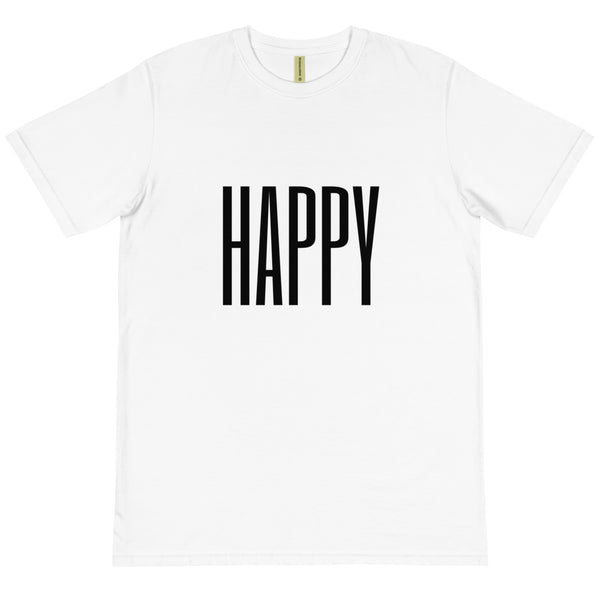 HAPPY - WHITE TEE