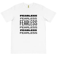 FEARLESS - WHITE TEE W/BLACK