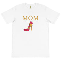 MOM TEE W/ HIGH HEEL -BLACK & WHITE